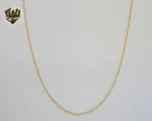 (1-1859) Gold Laminate - 1.5mm Thin Rolo Link Chain - BGF