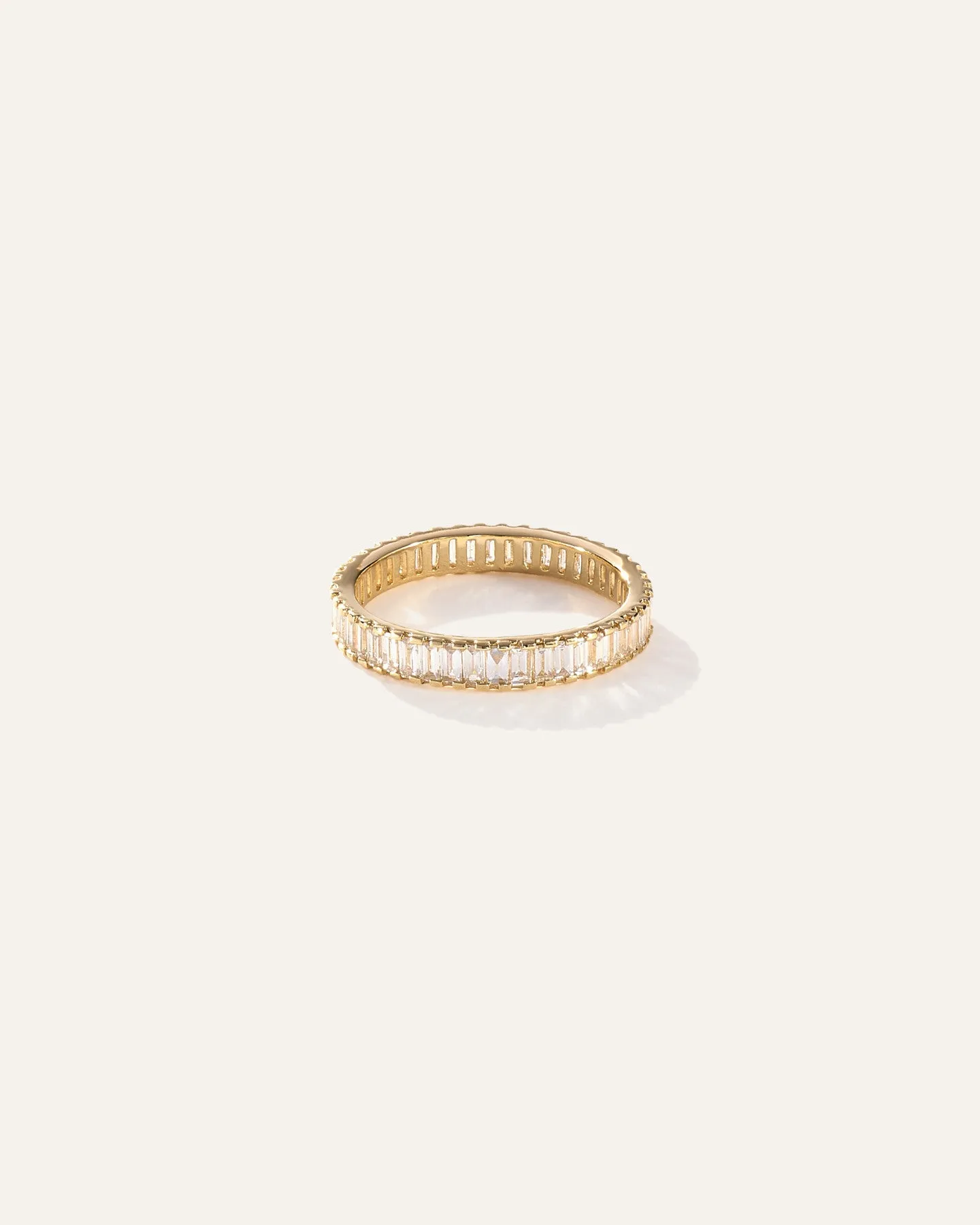 14K Gold Baguette Diamond Eternity Band