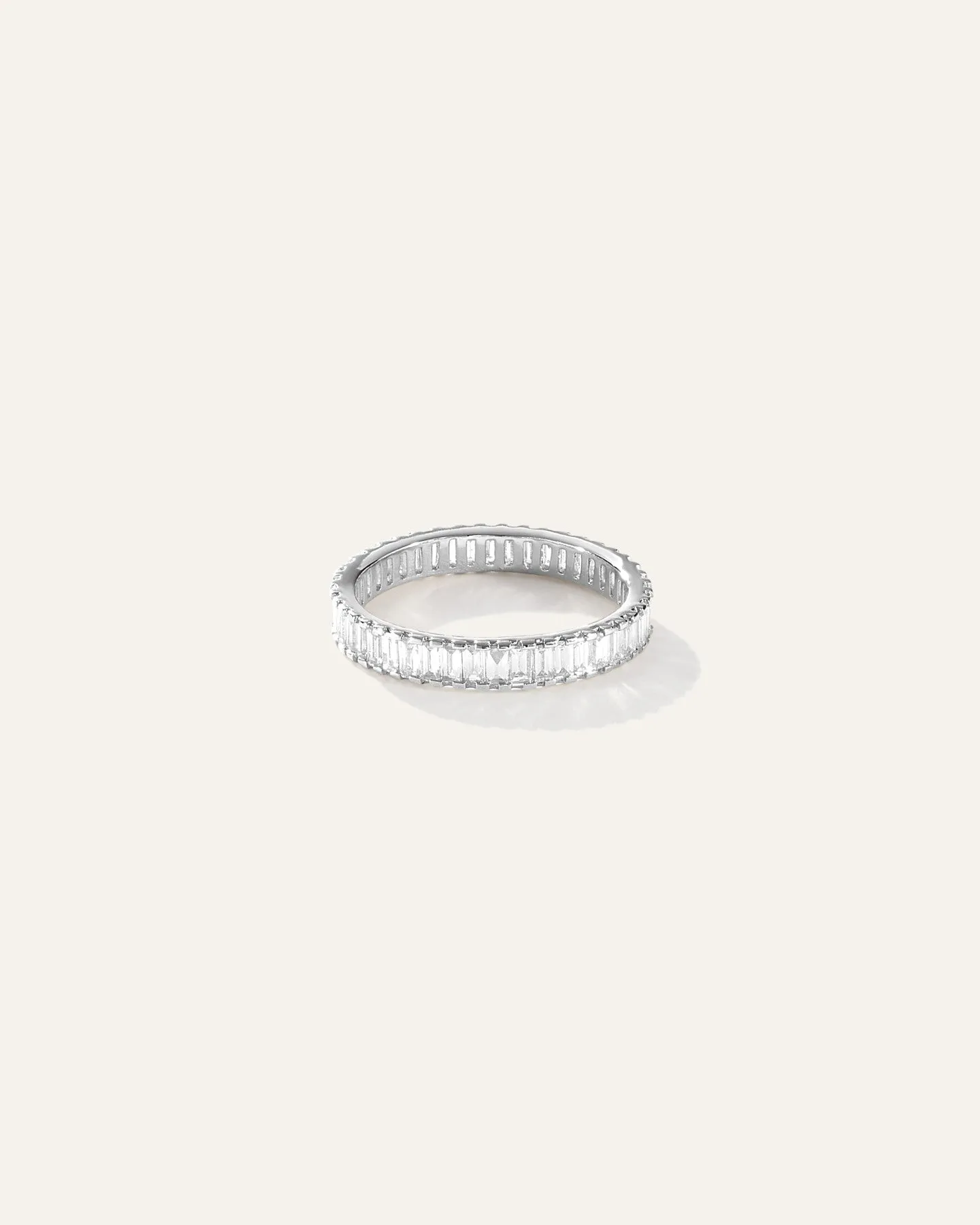 14K Gold Baguette Diamond Eternity Band