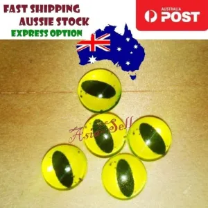 30pcs Round 12mm Glass Eyes Dragon Lizard Frog Eyeballs Model S