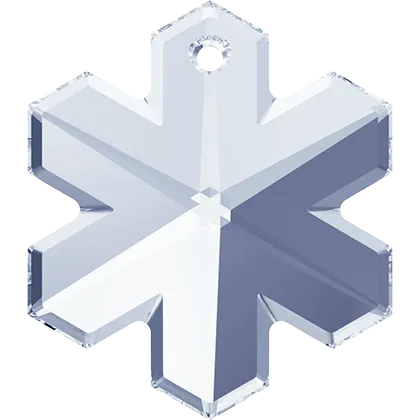 6704 Swarovski Snowflake Pendants