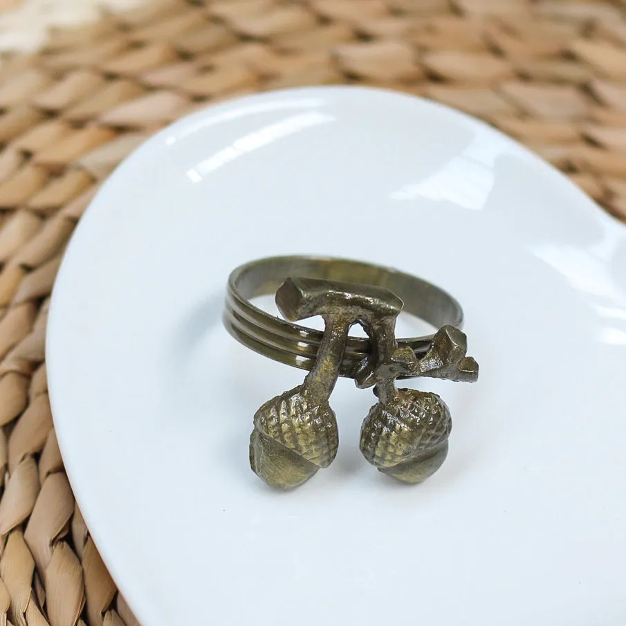 Acorn Napkin Rings | Set of 4
