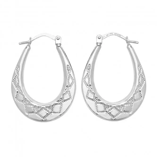 Acotis Silver Creole Earrings G51211