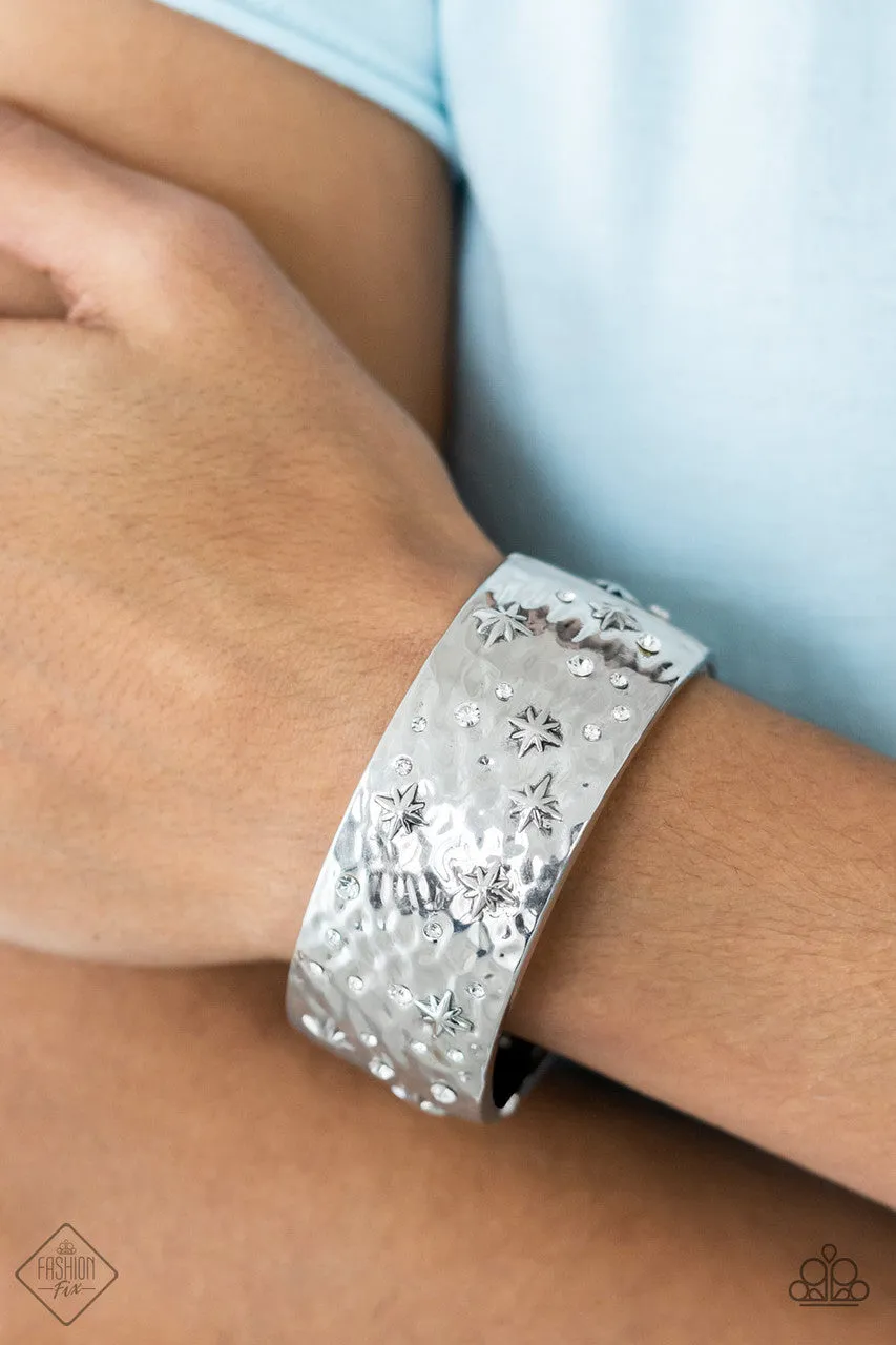 Across the Constellations White Paparazzi Bracelet