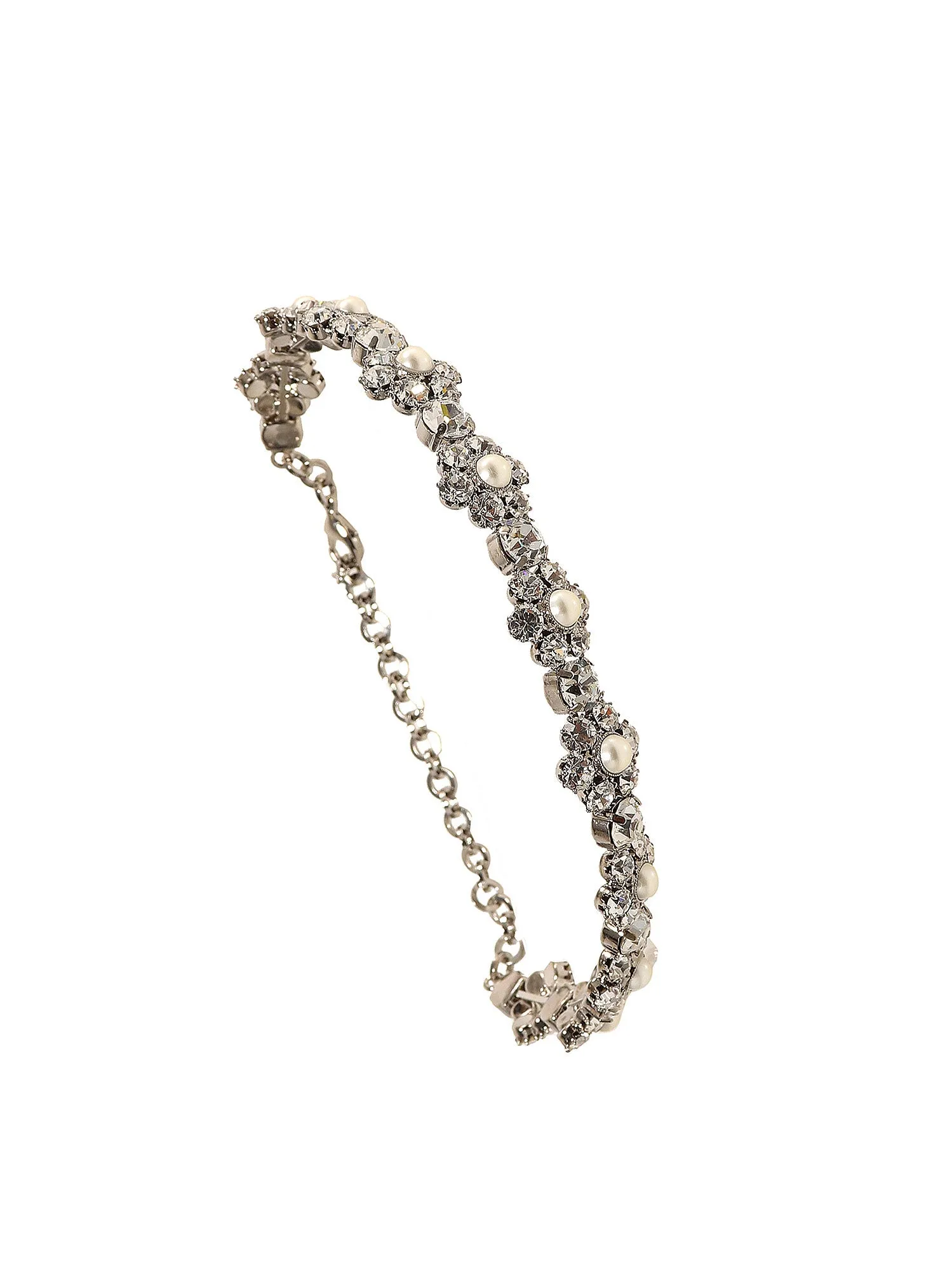 Alessandra Rich Floral Charm Necklace