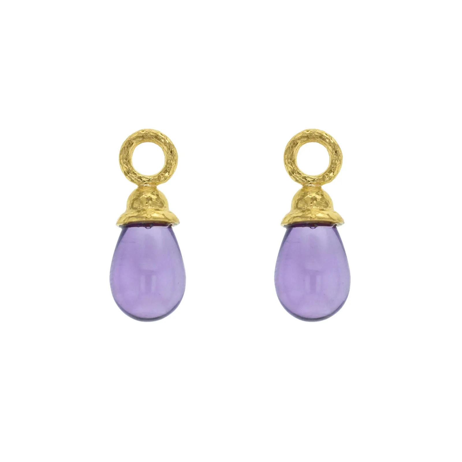 Amethyst Earring Pendants