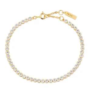 Ania Haie Gold Row Bezel Set Bracelet Ania Haie Gold Row Bezel Set Bracelet