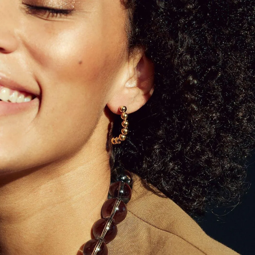 Arbus Half Hoop in Gold
