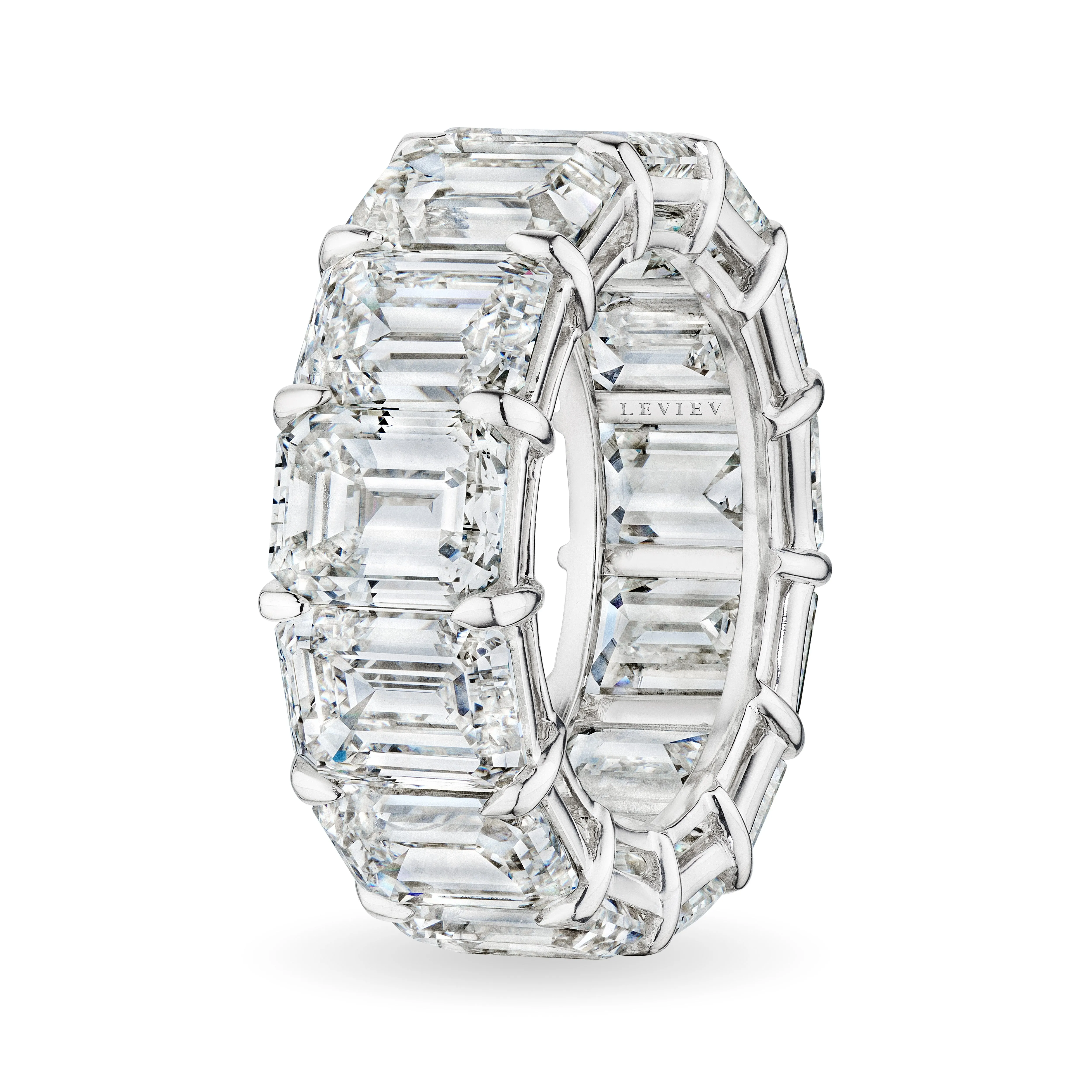 Asscher Cut Diamond Eternity Band, 20 CT