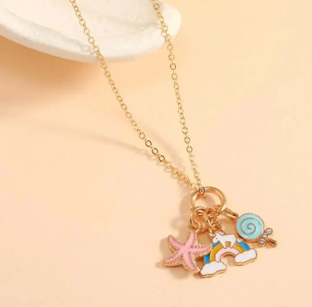 ASSORTED RAINBOW UNICORN CHARM