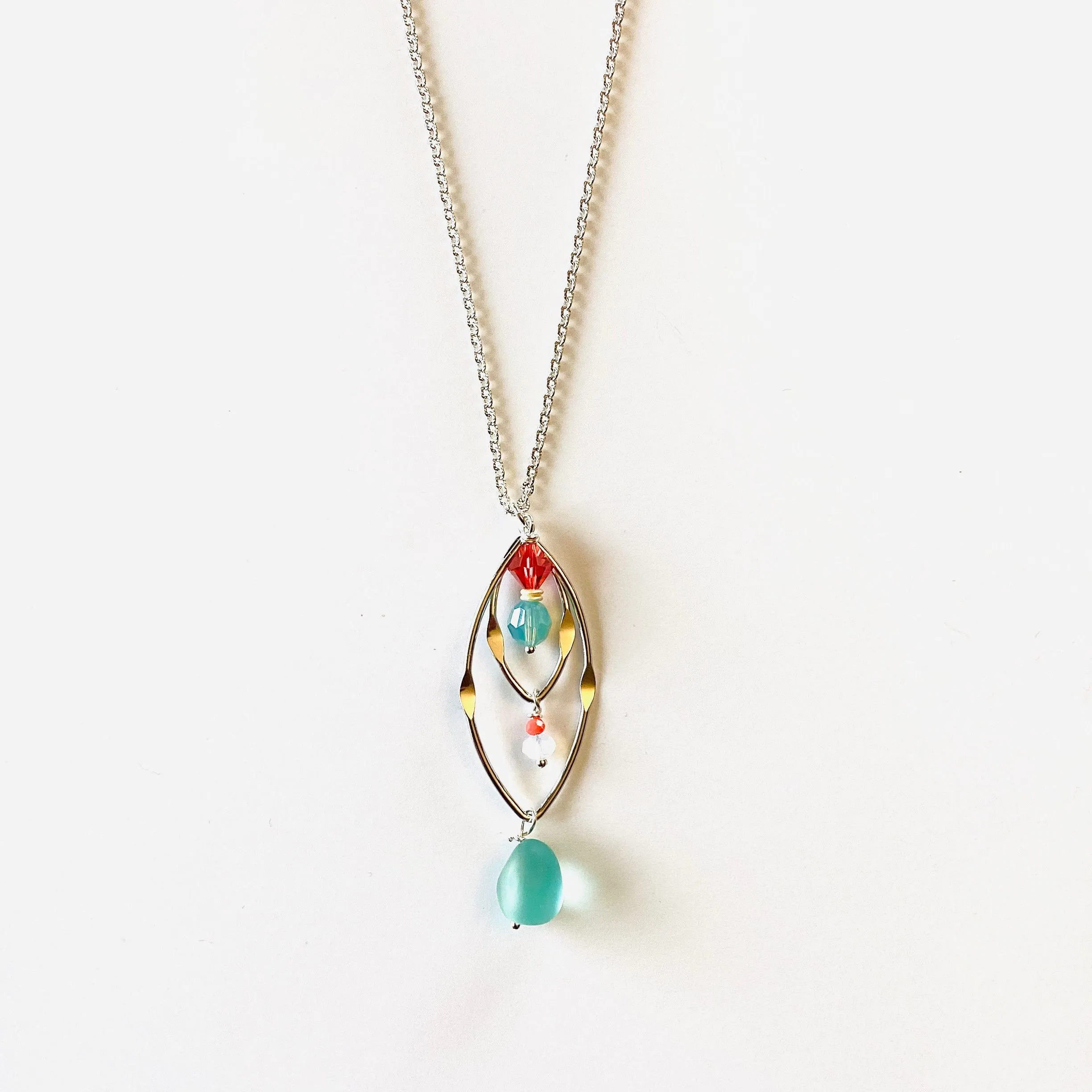 Beachy Charm Long Necklace