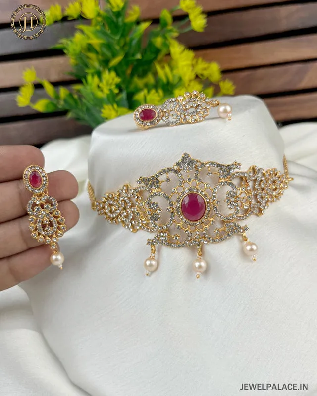 Beautiful Gold Plated Antique Necklace JH2849