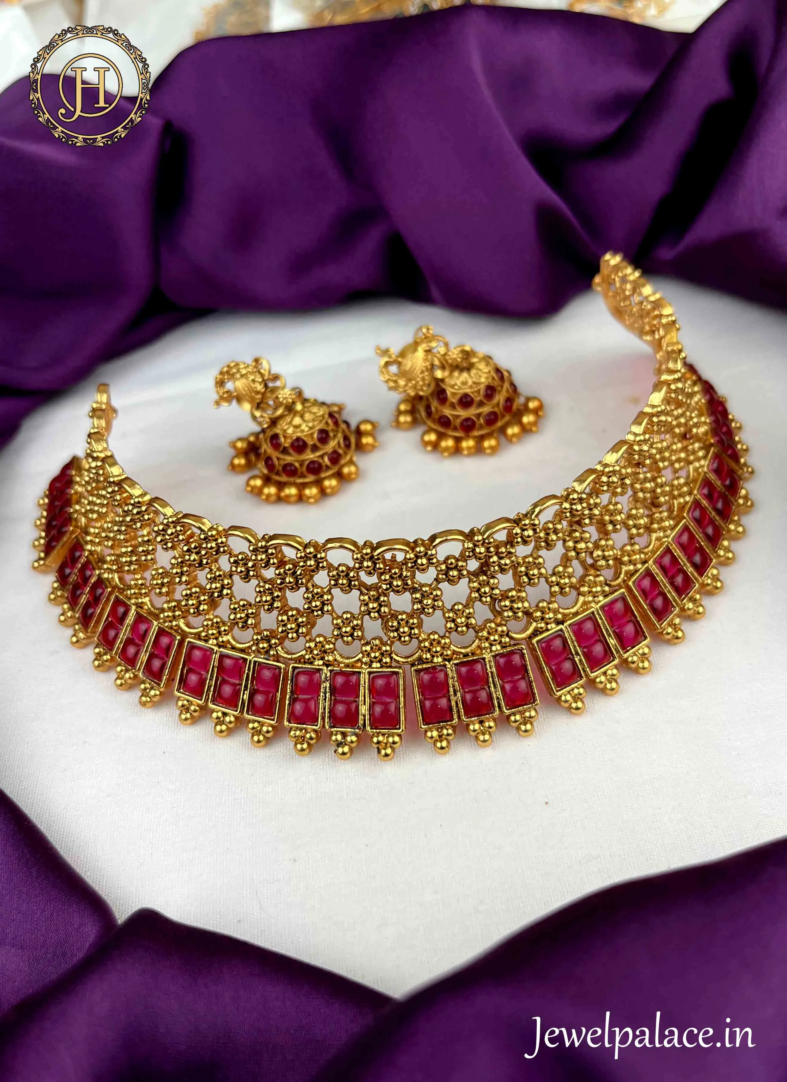 Beautiful Gold Plated Designer Necklace JH1759