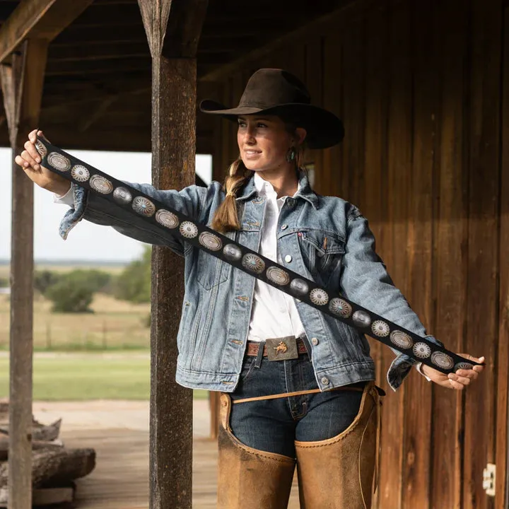 Big Concho Black Twilly Scarf