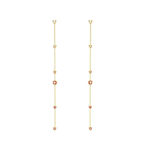 Blush Linear Chain Earrings