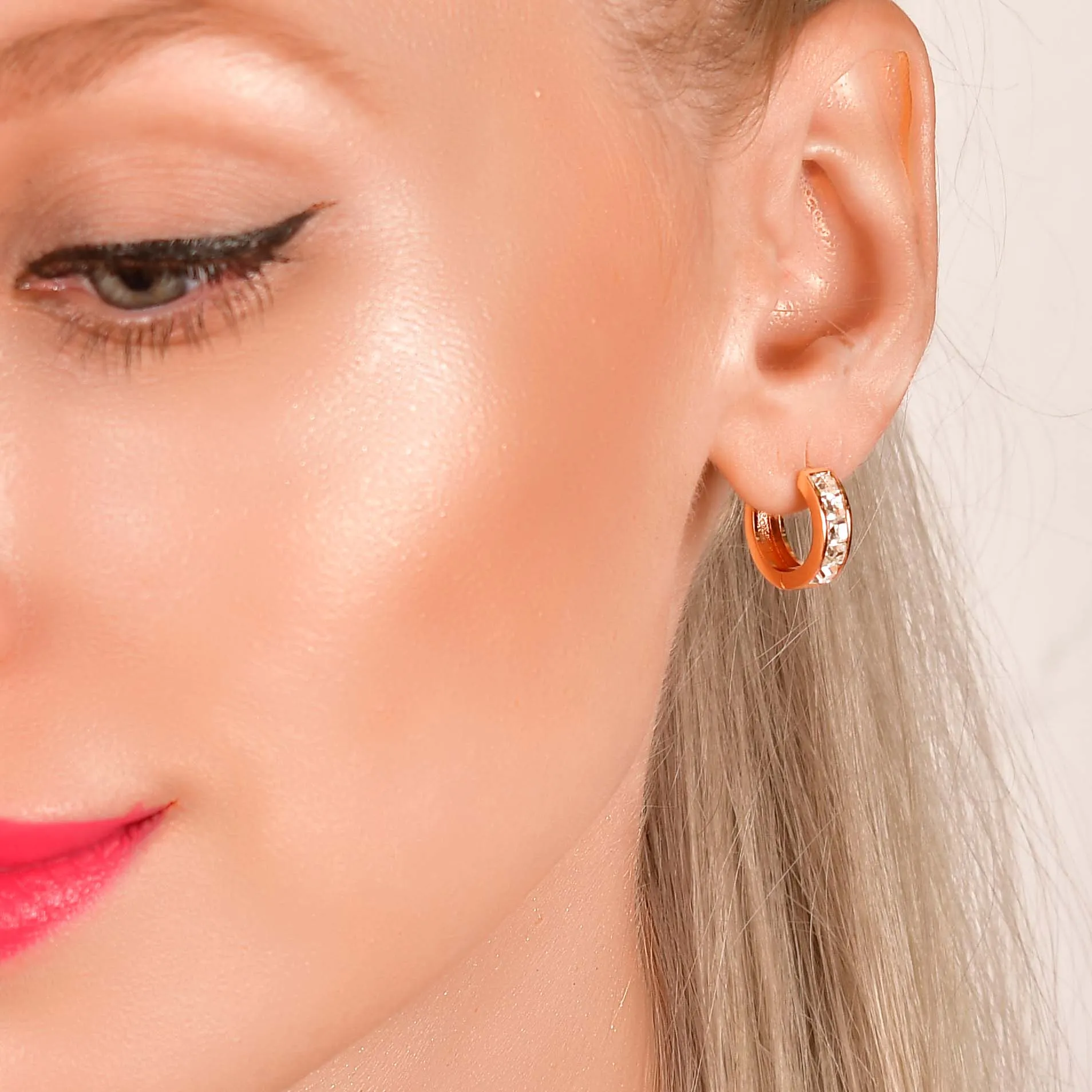 Boxed Timeless Bling Embellished with SWAROVSKI crystals In Rose Gold