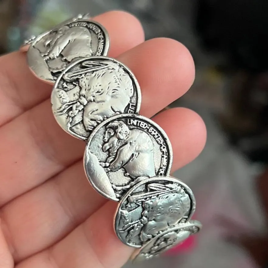 Buffalo Coin Bracelets