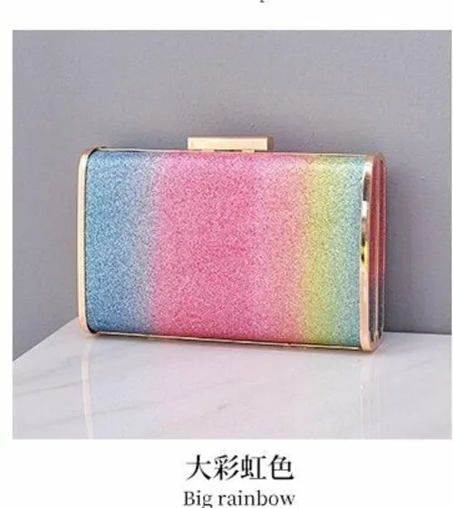 Candy Color Box Party Clutch Purses  and Handbags for Women Chic