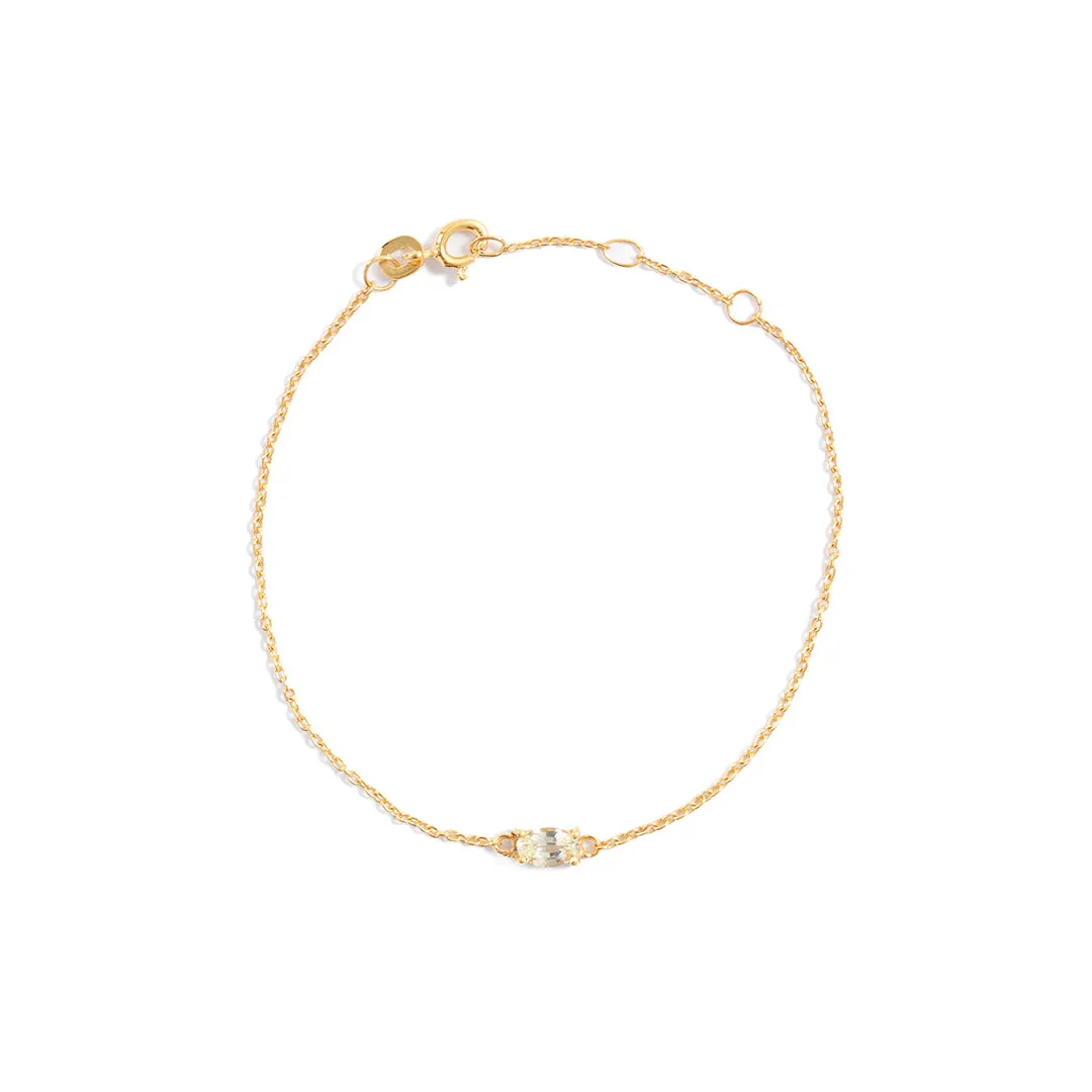 Champagne Sapphire Bracelet