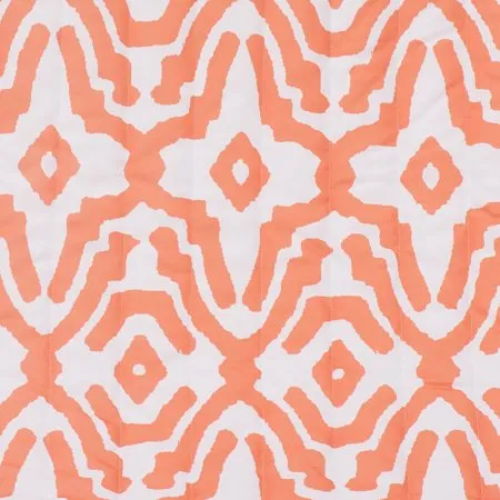 Chic Hills Quilted Outdoor Double Hammock in Coral