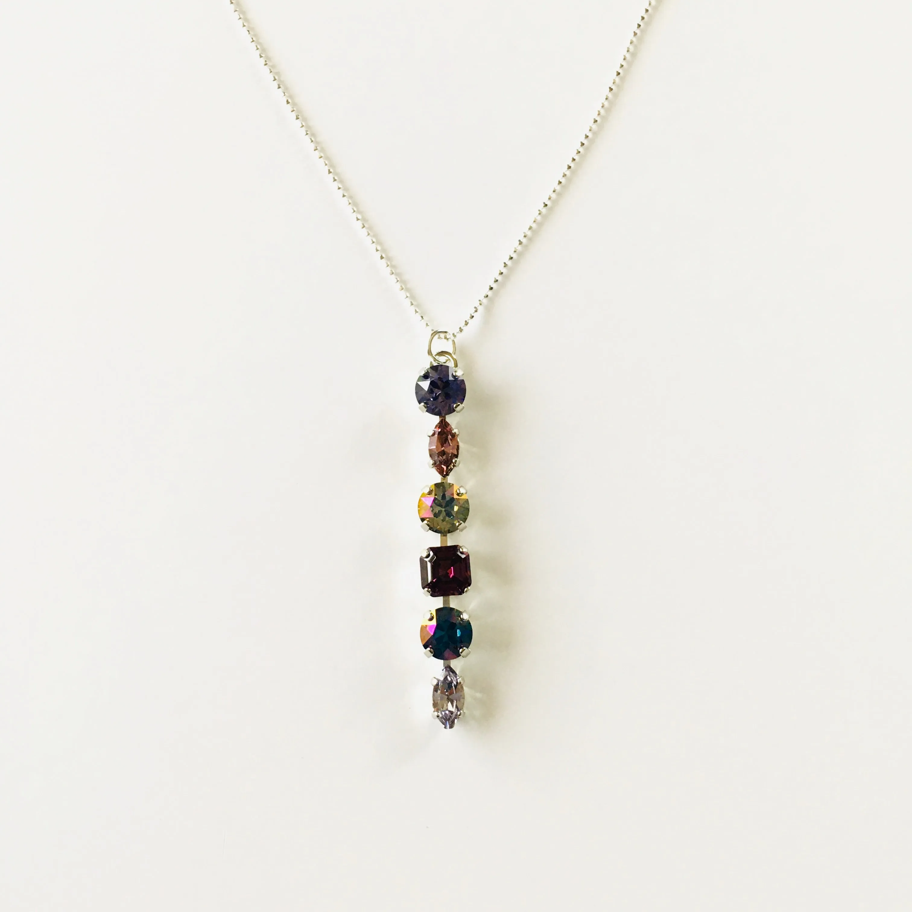 Confetti Drop Necklace featuring Provence Lavender Lemon