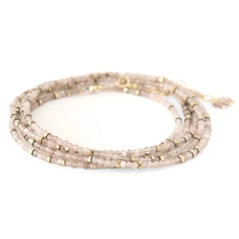 Confetti Gemstone Wrap Bracelets