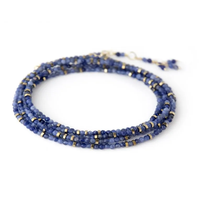 Confetti Gemstone Wrap Bracelets