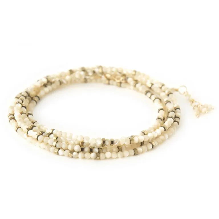 Confetti Gemstone Wrap Bracelets