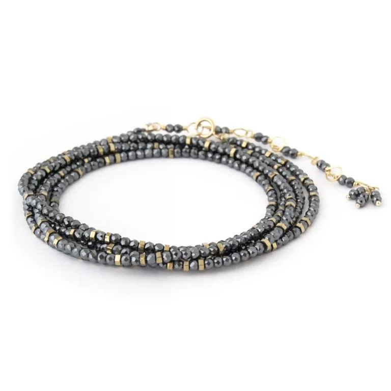 Confetti Gemstone Wrap Bracelets