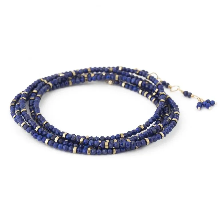 Confetti Gemstone Wrap Bracelets