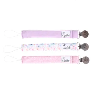 Copper Pearl Binky Clips - Bloom