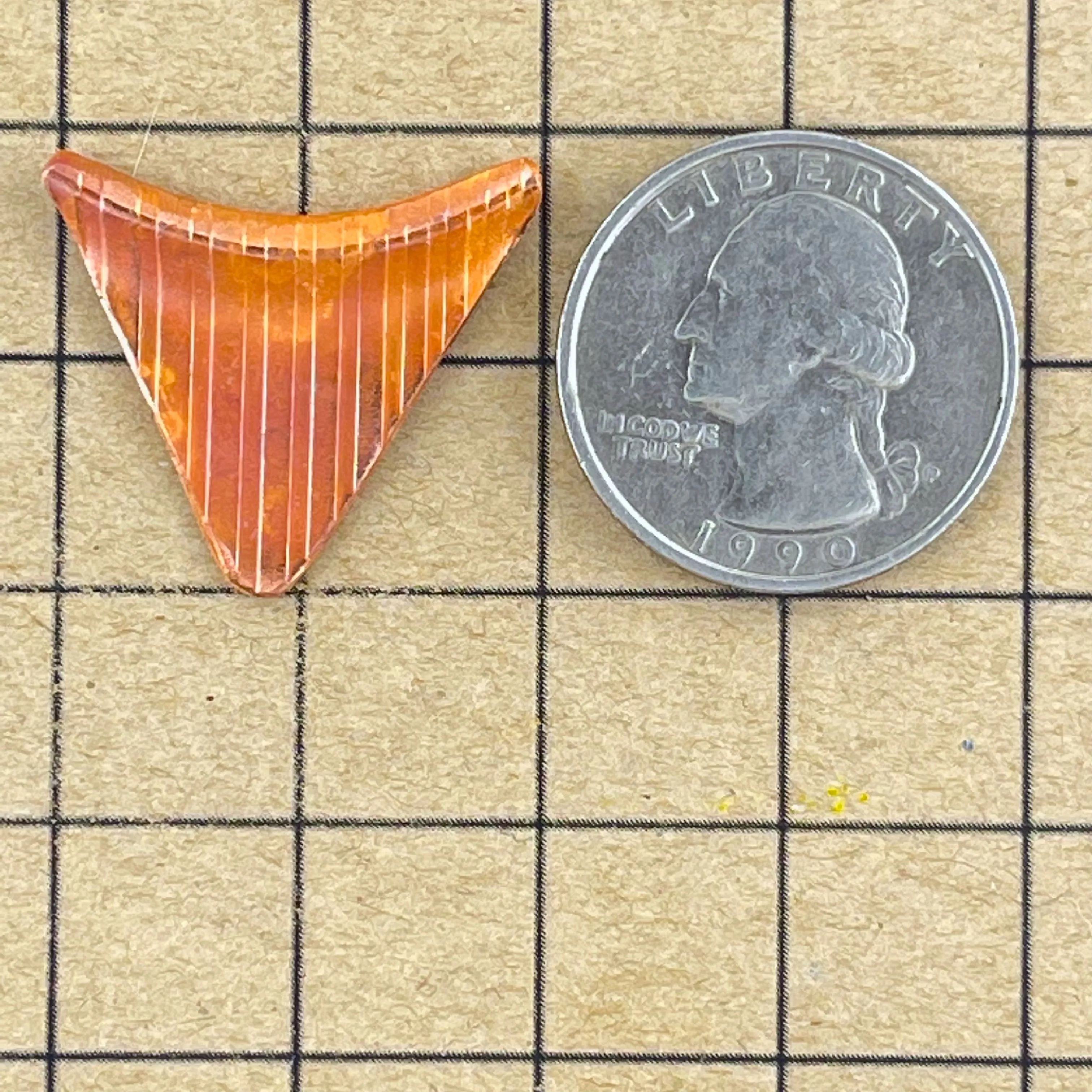 Copper Triangle Bead