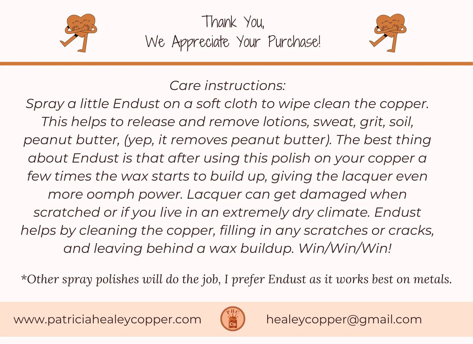 Copper Triangle Bead