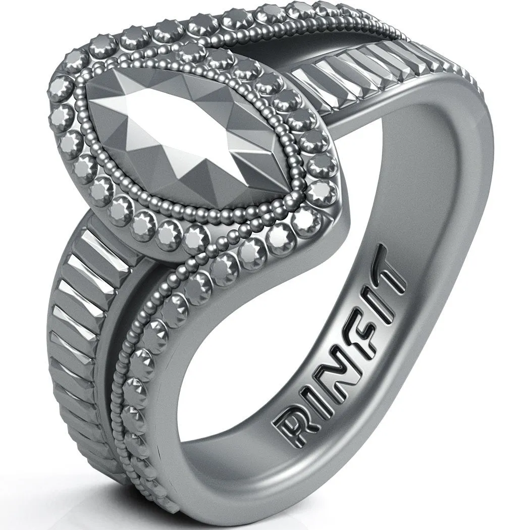 Couple Bundle Silicone Wedding Rings Set #96