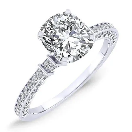 Daphne - Cushion Diamond Engagement Ring