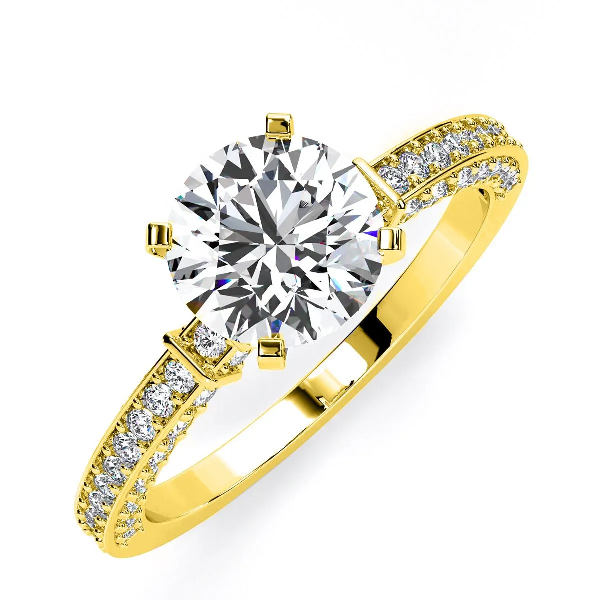 Daphne - Round Diamond Engagement Ring