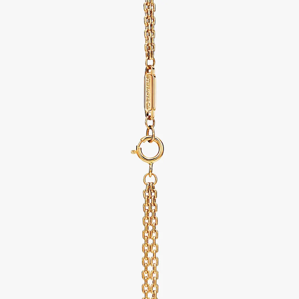 Double Pendant - 18k Gold