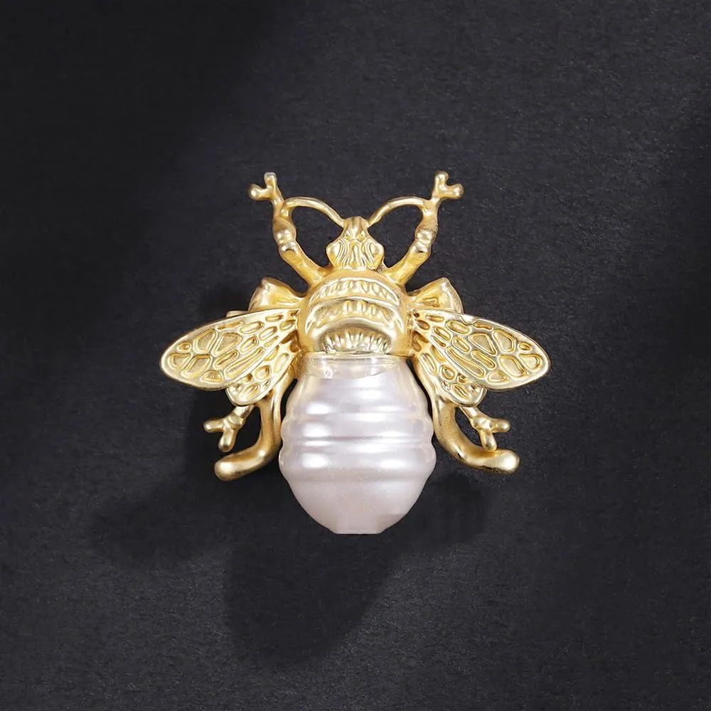 Elegant Brooch Pin for Women, Hat Bag Suit Dress Accessories Brooches Lapel Pins Crystal Pearl Boutonniere Rhinestone Scarf Shawl Costume Floral Brooches and Pins