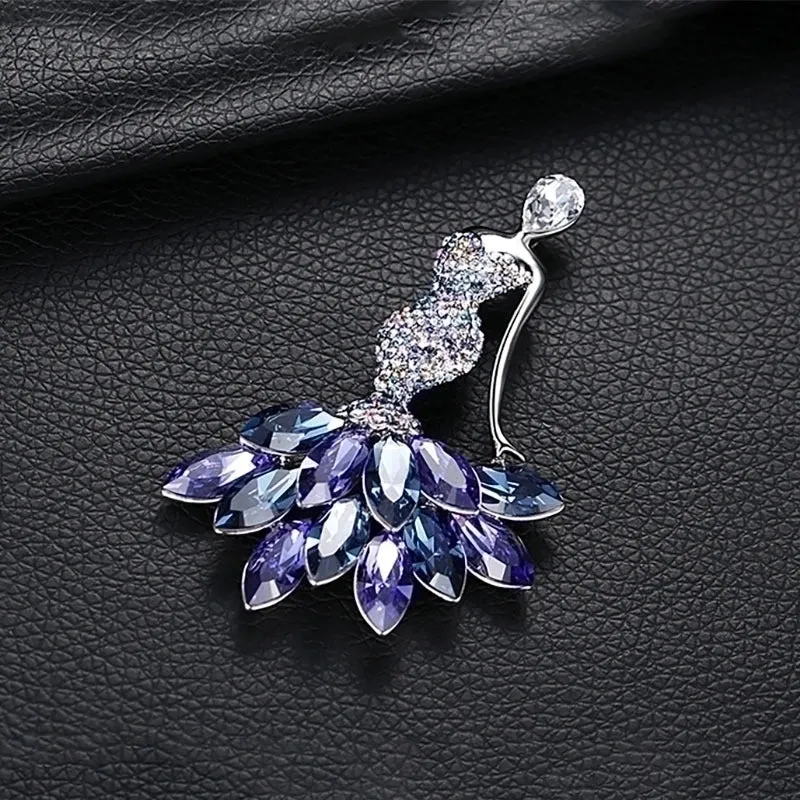 Elegant Pin Human Alloy Women's Brooches
