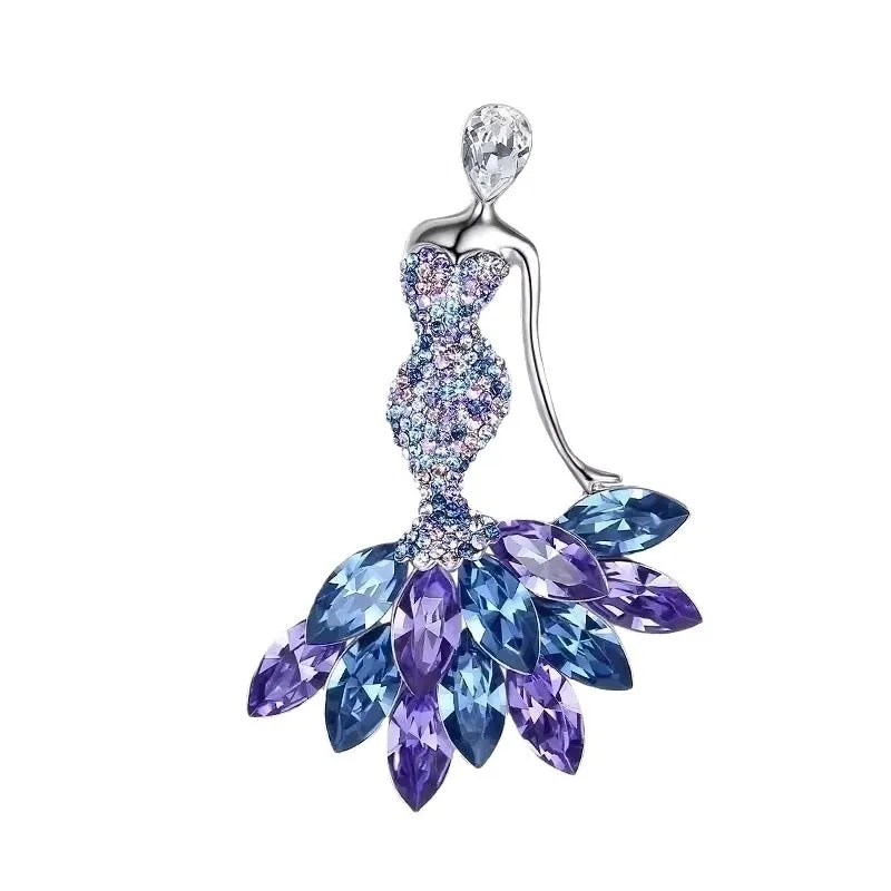 Elegant Pin Human Alloy Women's Brooches