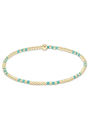 Enewton - Hope Joy Pattern 2mm Bracelet - Turquoise