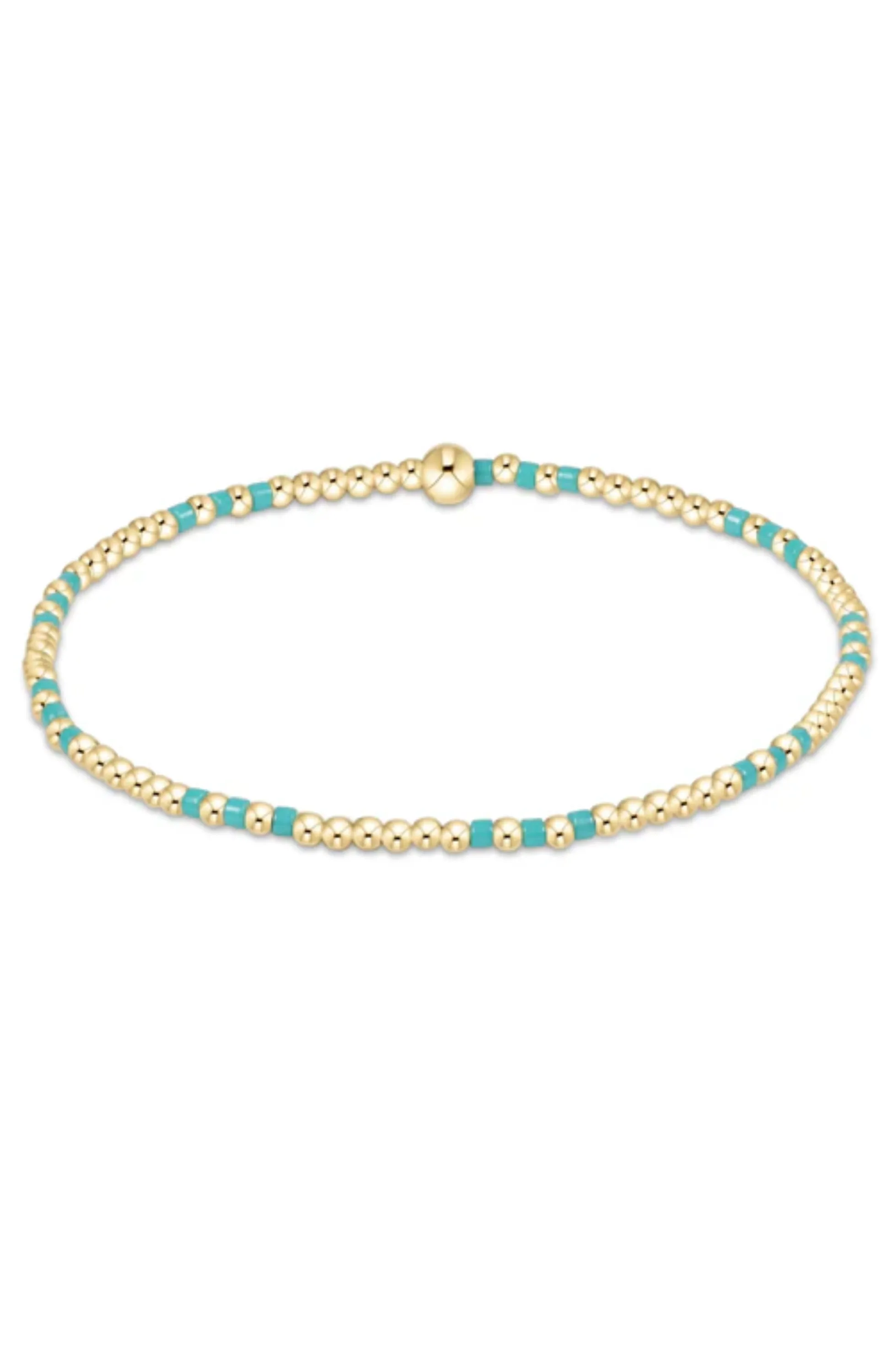Enewton - Hope Joy Pattern 2mm Bracelet - Turquoise