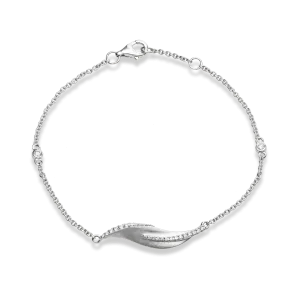 Fallen Leaves Bracelet in 18k Gold with Diamonds LB2282_WHITE_18K_X