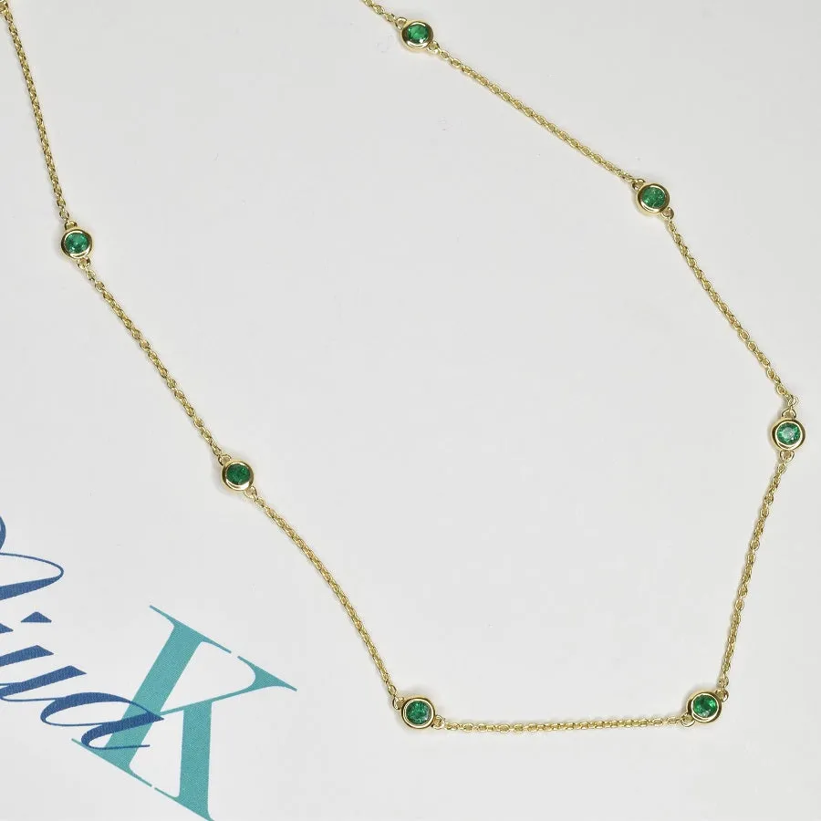 Gemstones On A Chain Necklace