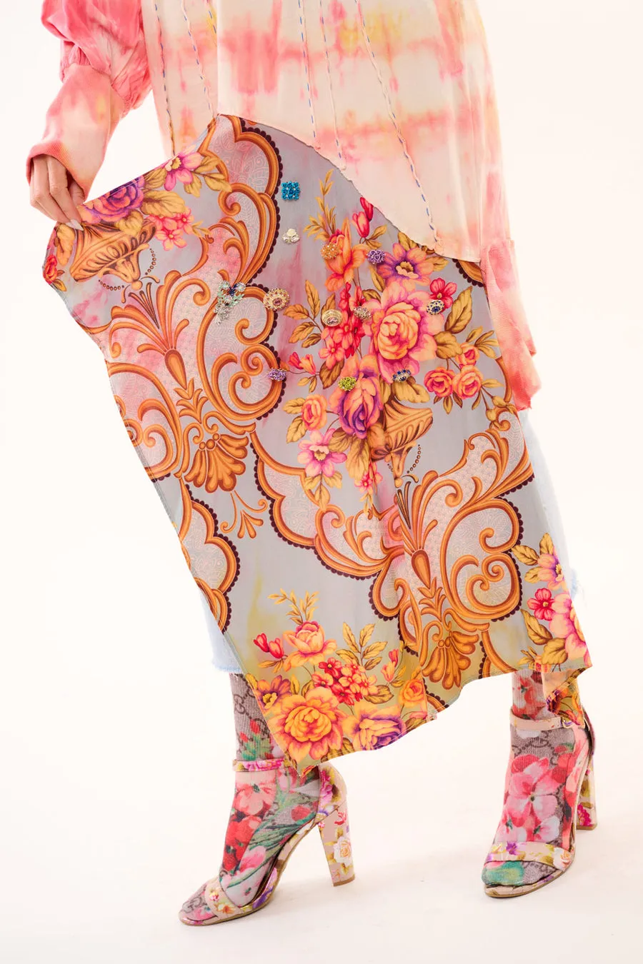 Gianni Vintage Sunset Wash Top by Arattta
