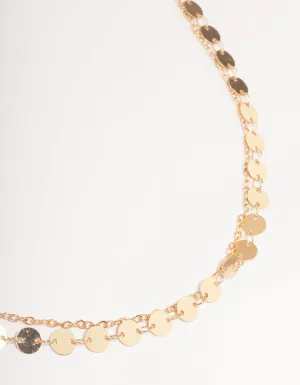 Gold Coin Layer Waist Chain