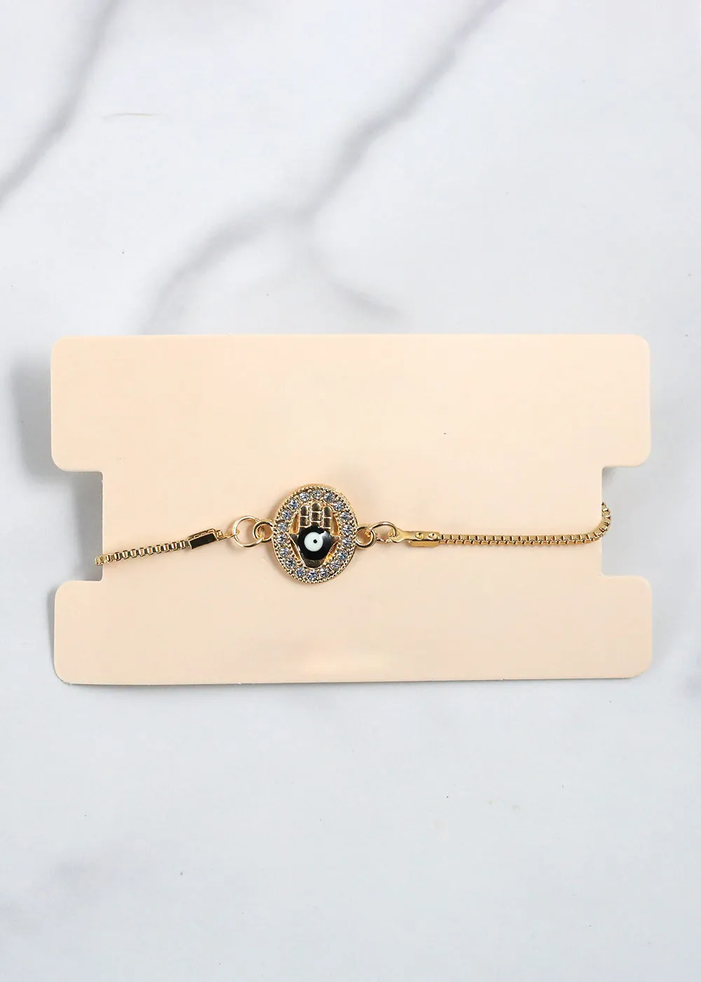 Hamsa Hand Adjustable Bracelet