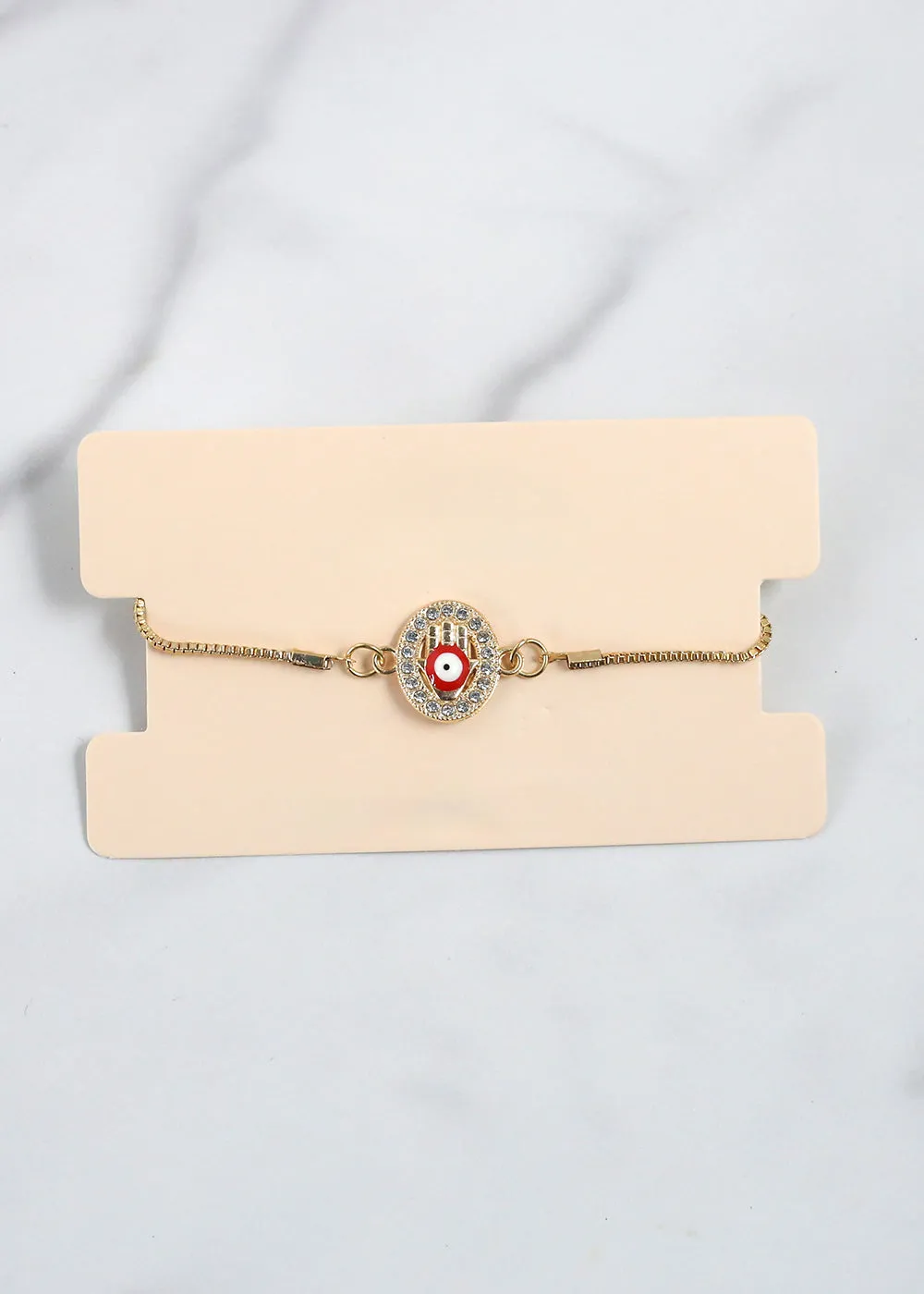 Hamsa Hand Adjustable Bracelet