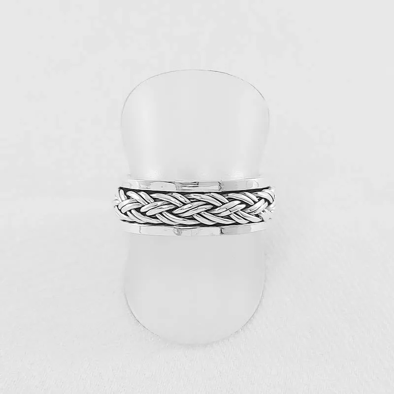 Intricate Bali Spinner Ring
