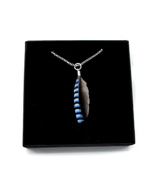 Jay Feather Necklace